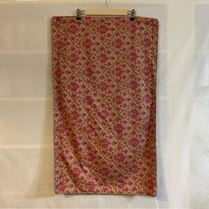 Lauren Ralph Lauren Langham Briarleigh pink brown paisley 100% cotton King sham